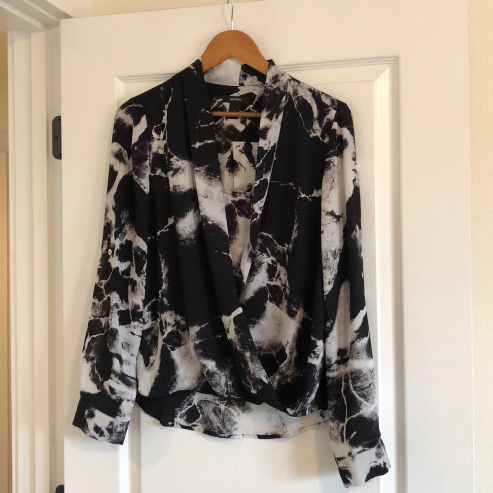 Beautiful Faux Wrap Blouse